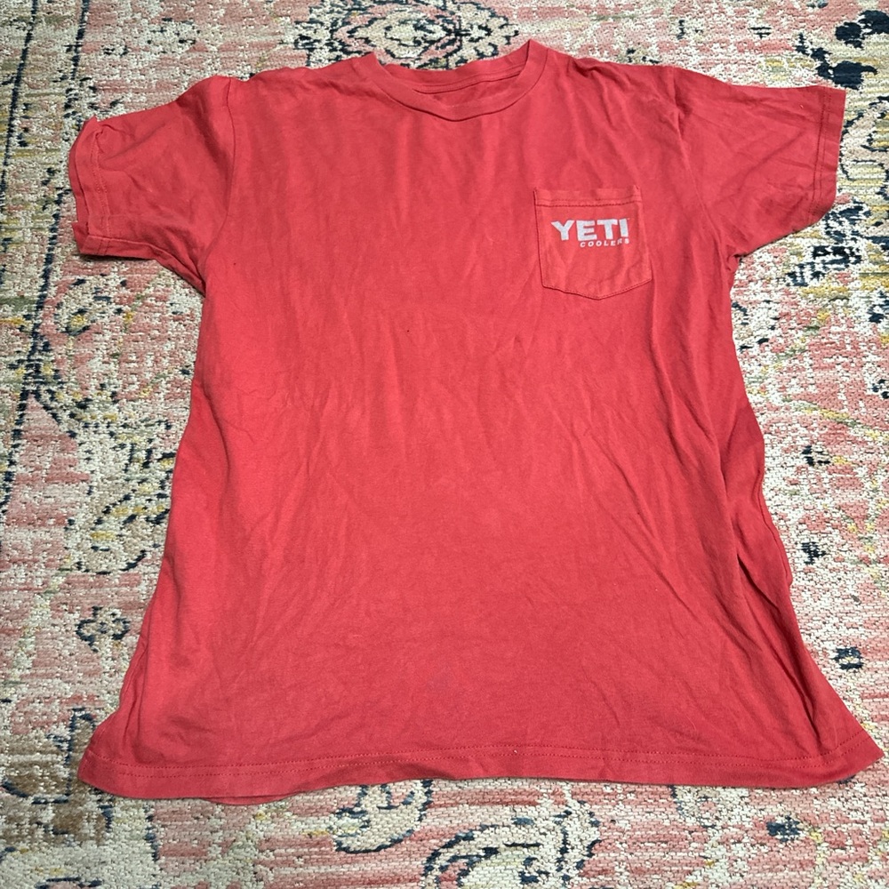 Yeti t-shirt.